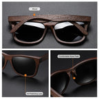 GM Natural Bamboo Wooden Sunglasse MAWIS