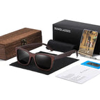 GM Natural Bamboo Wooden Sunglasse MAWIS