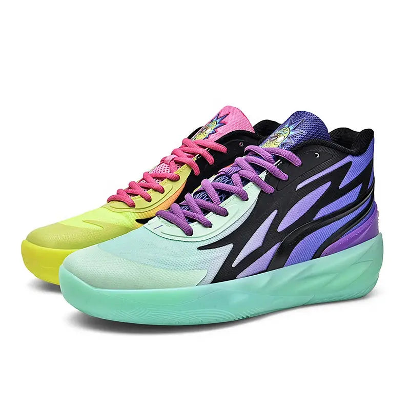 High-quality Lamelo Ball 2nd generation Yin-yang basketball shoes a new type of anti-slip sports shoes for men's practical games MAWIS