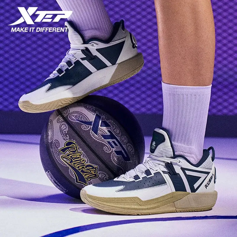 Xtep Lingji 3.0 Men's Basketball Shoes 2025 Winter Cushion Comfortable Combat Support Stability Practical Sneakers 875419120002 MAWIS