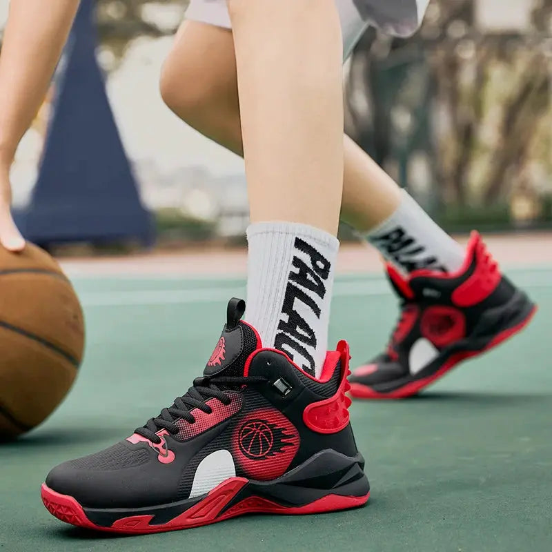 New Men's Fashion Basketball Shoes with Non-slip, Wear-resistant, Shock-absorbing, Practical Sports Shoes for Students MAWIS