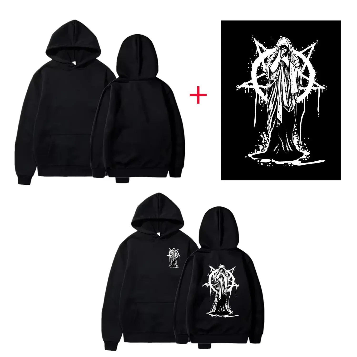Sweat à capuche unisexe MAWIS