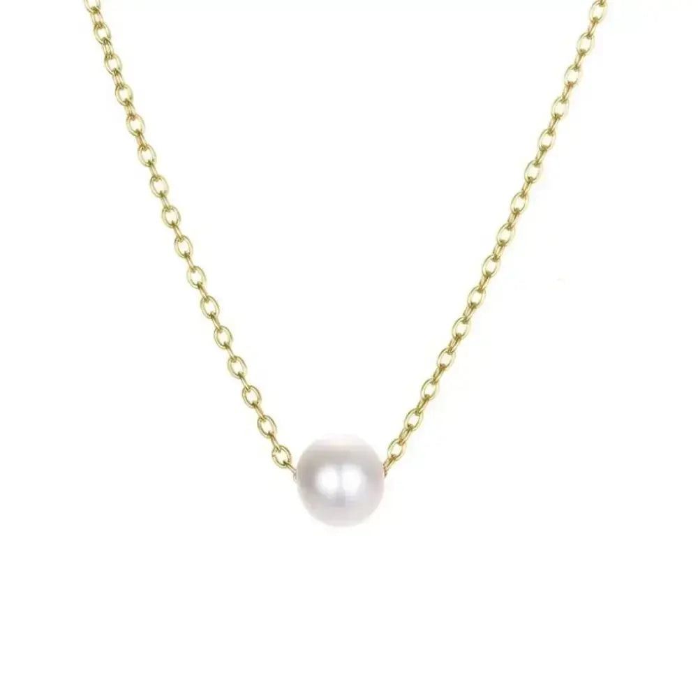 Collier cœur minimaliste doré acier inoxydable zircon MAWIS