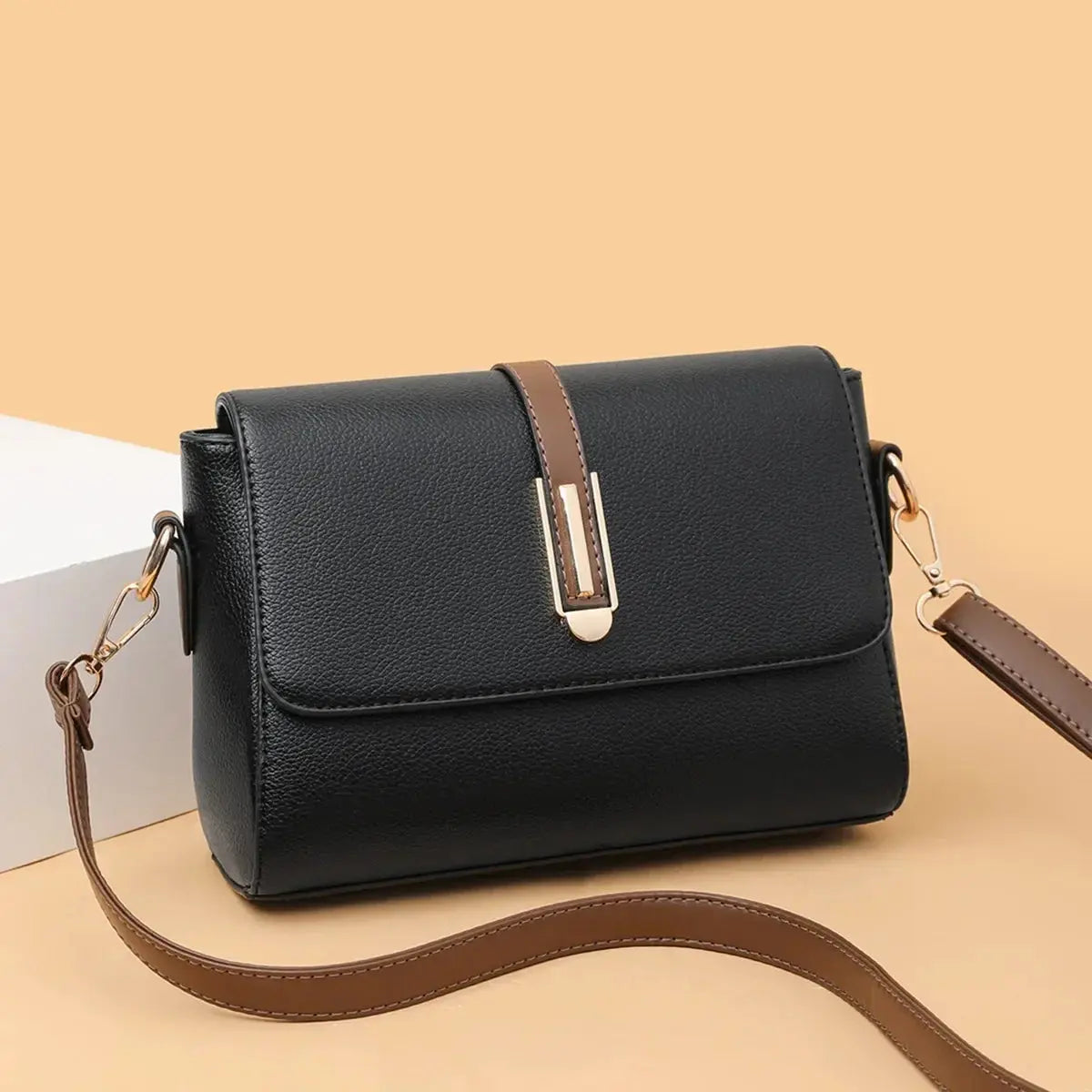 Mini quilted crossbody bag with magnetic closure MAWIS