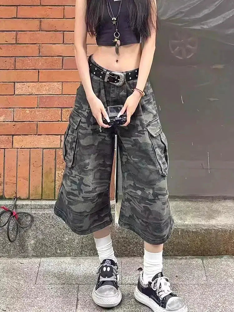 Pantalon Denim Rétro camouflage Homme MAWIS