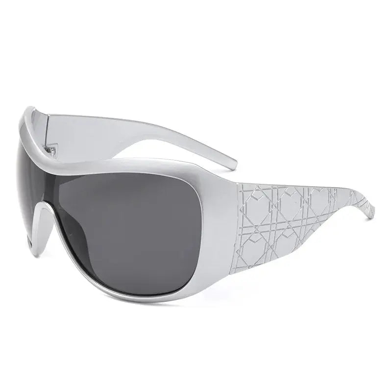 one piece oversized Y2K sunglasses for women MAWIS