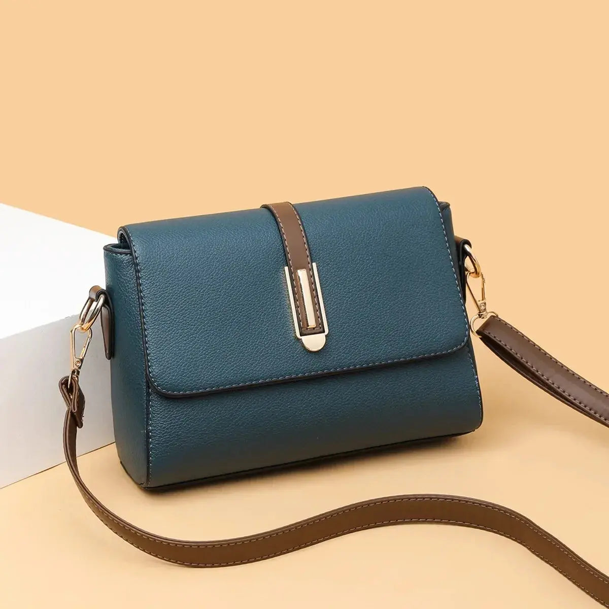 Mini quilted crossbody bag with magnetic closure MAWIS