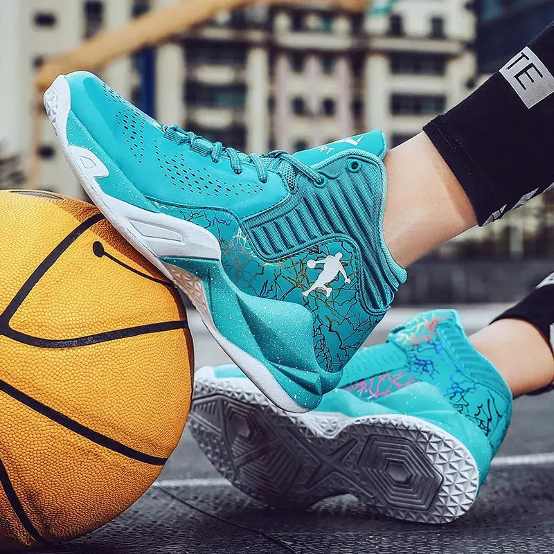 Men Basketball Shoes Field Sneaker Athletic Cushioned Basketball Boots Professional Wearable Casual Boys Training Sports Shoes MAWIS