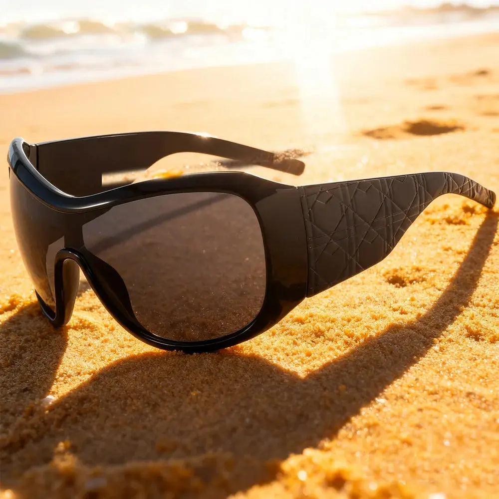 one piece oversized Y2K sunglasses for women MAWIS