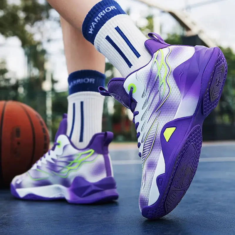 New basketball shoes with cushioning and shock absorption, comfortable and breathable casual sports shoes for students MAWIS
