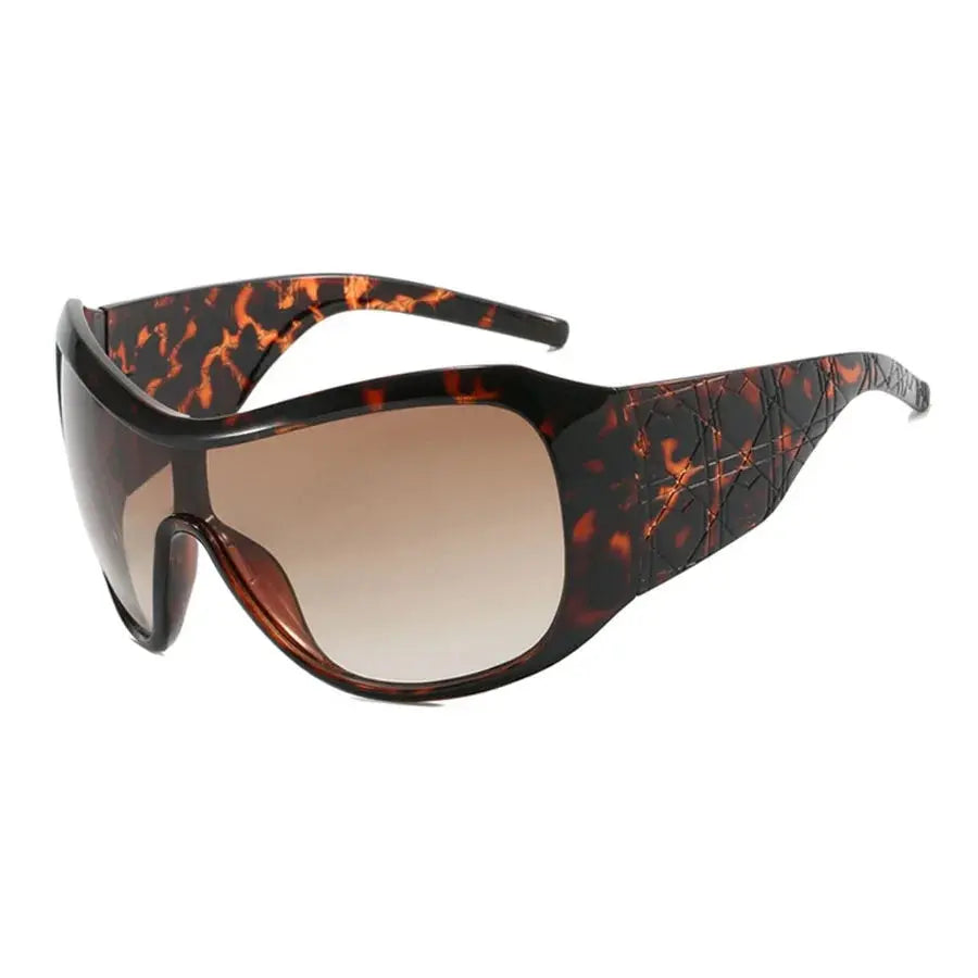 one piece oversized Y2K sunglasses for women MAWIS