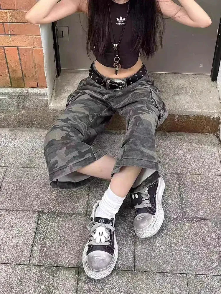 Pantalon Denim Rétro camouflage Homme MAWIS