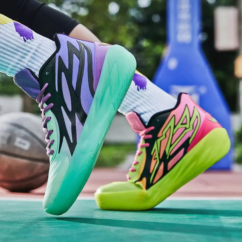 High-quality Lamelo Ball 2nd generation Yin-yang basketball shoes a new type of anti-slip sports shoes for men's practical games MAWIS
