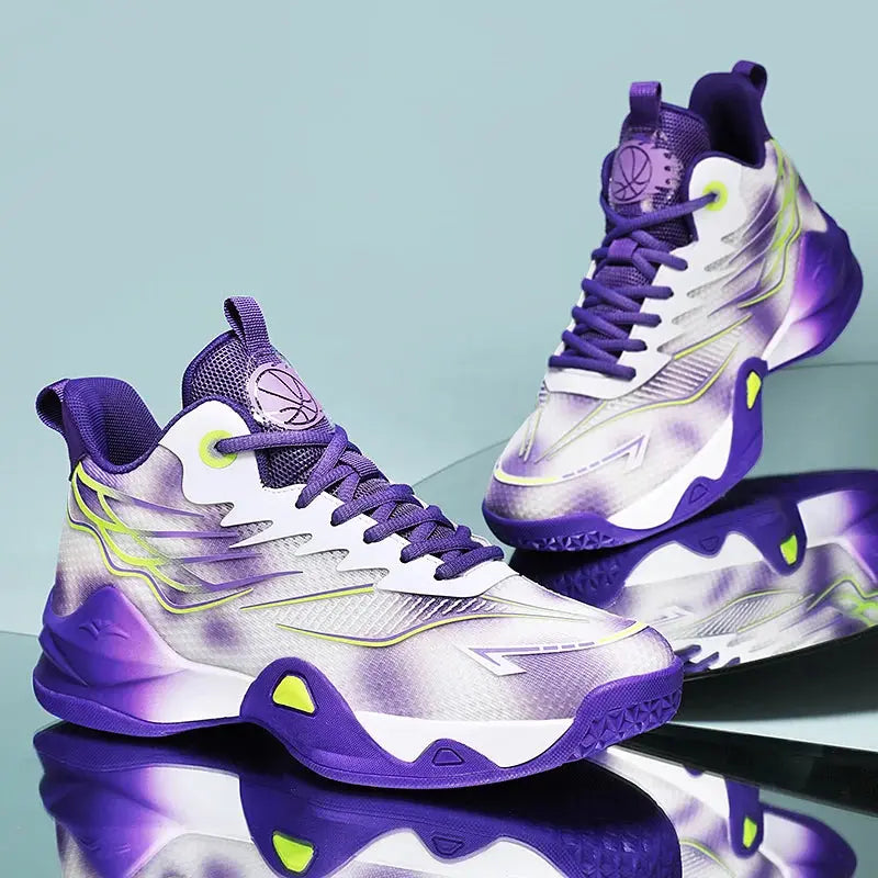 New basketball shoes with cushioning and shock absorption, comfortable and breathable casual sports shoes for students MAWIS