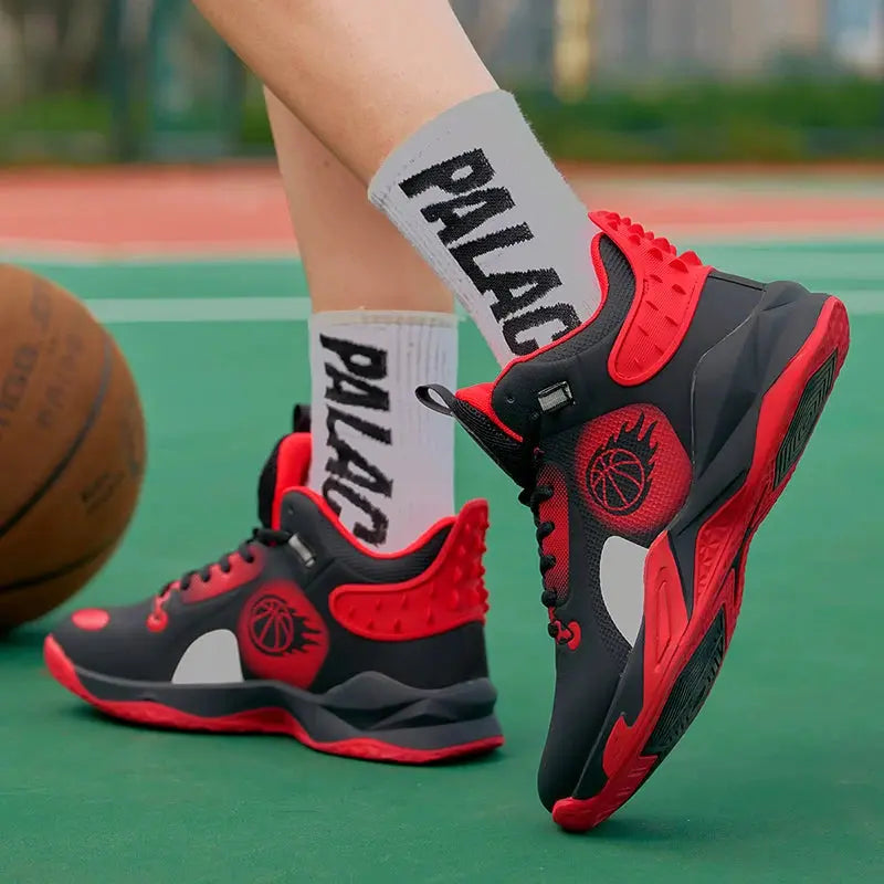 New Men's Fashion Basketball Shoes with Non-slip, Wear-resistant, Shock-absorbing, Practical Sports Shoes for Students MAWIS