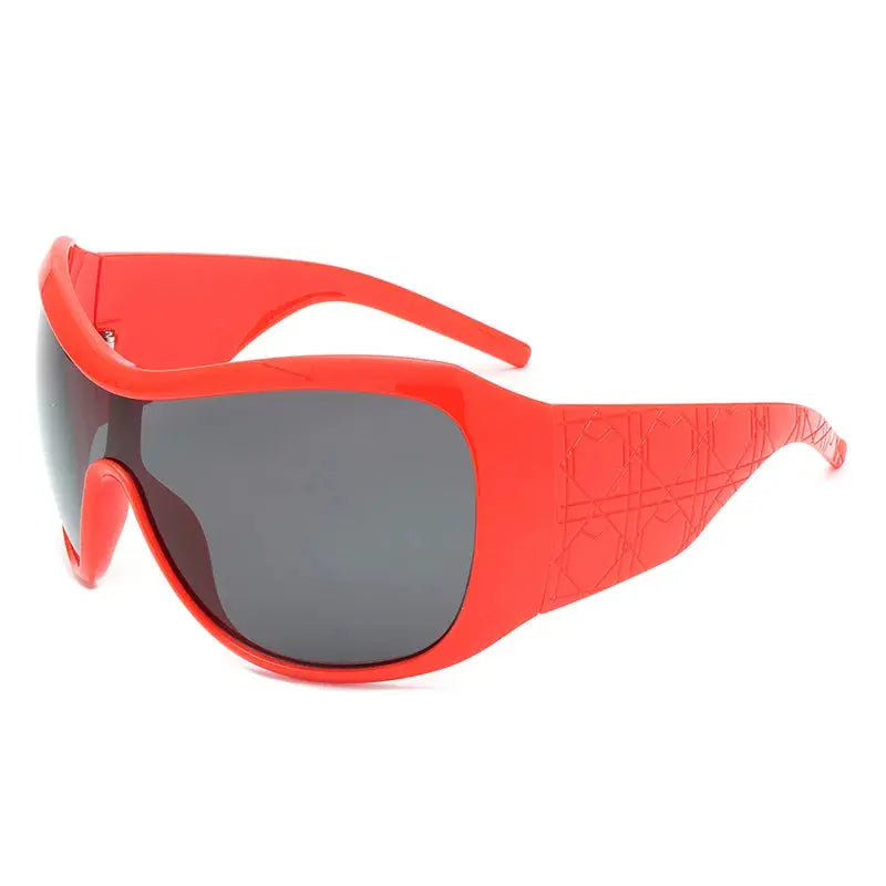 one piece oversized Y2K sunglasses for women MAWIS