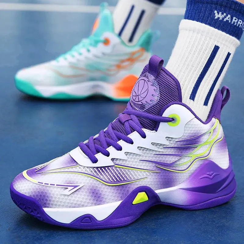 New basketball shoes with cushioning and shock absorption, comfortable and breathable casual sports shoes for students MAWIS