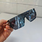 Luxury Brand Rimless Oversized Sunglasses for Women Men, UV400 Protection Unisex Sun Glasses, High Quality Fashion Eyewear Oculo MAWIS
