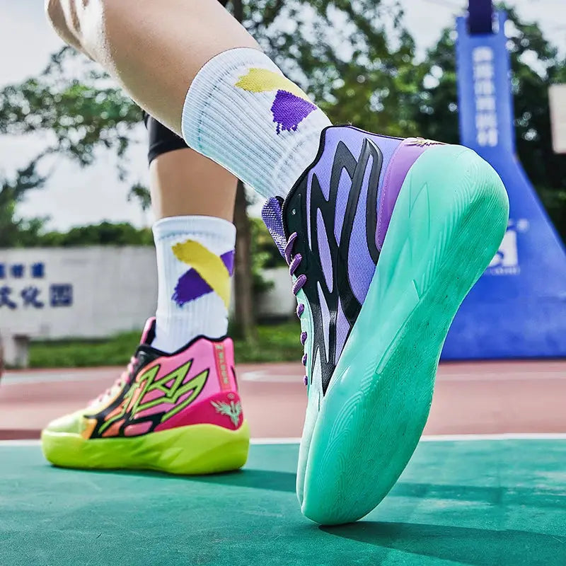 High-quality Lamelo Ball 2nd generation Yin-yang basketball shoes a new type of anti-slip sports shoes for men's practical games MAWIS