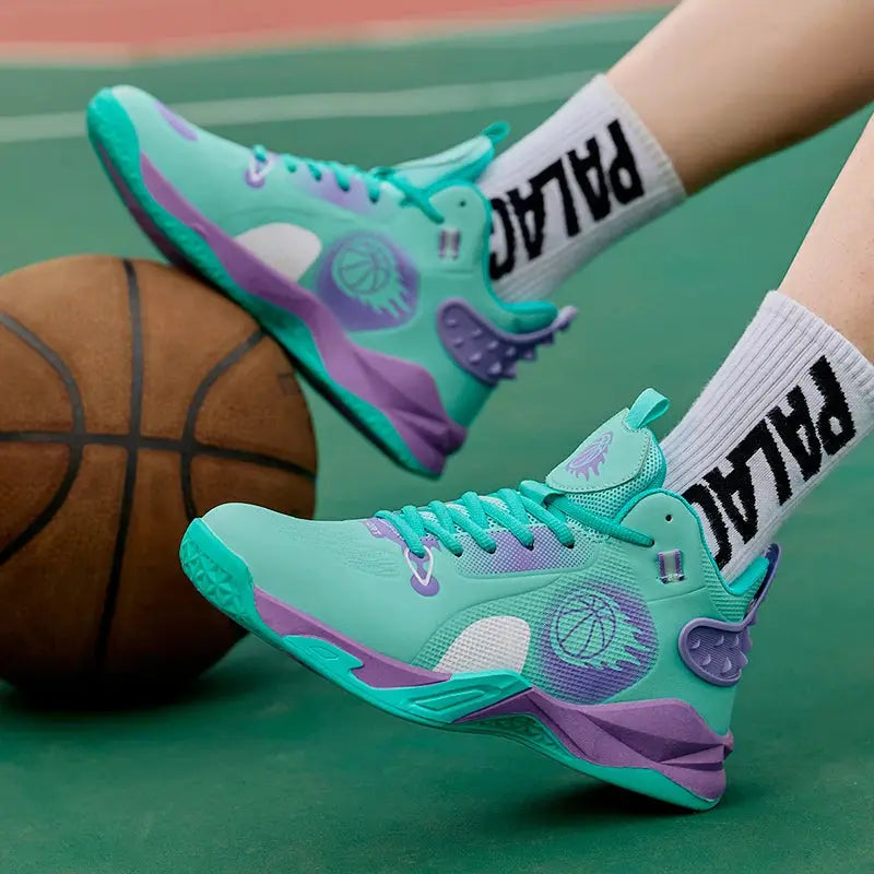 New Men's Fashion Basketball Shoes with Non-slip, Wear-resistant, Shock-absorbing, Practical Sports Shoes for Students MAWIS