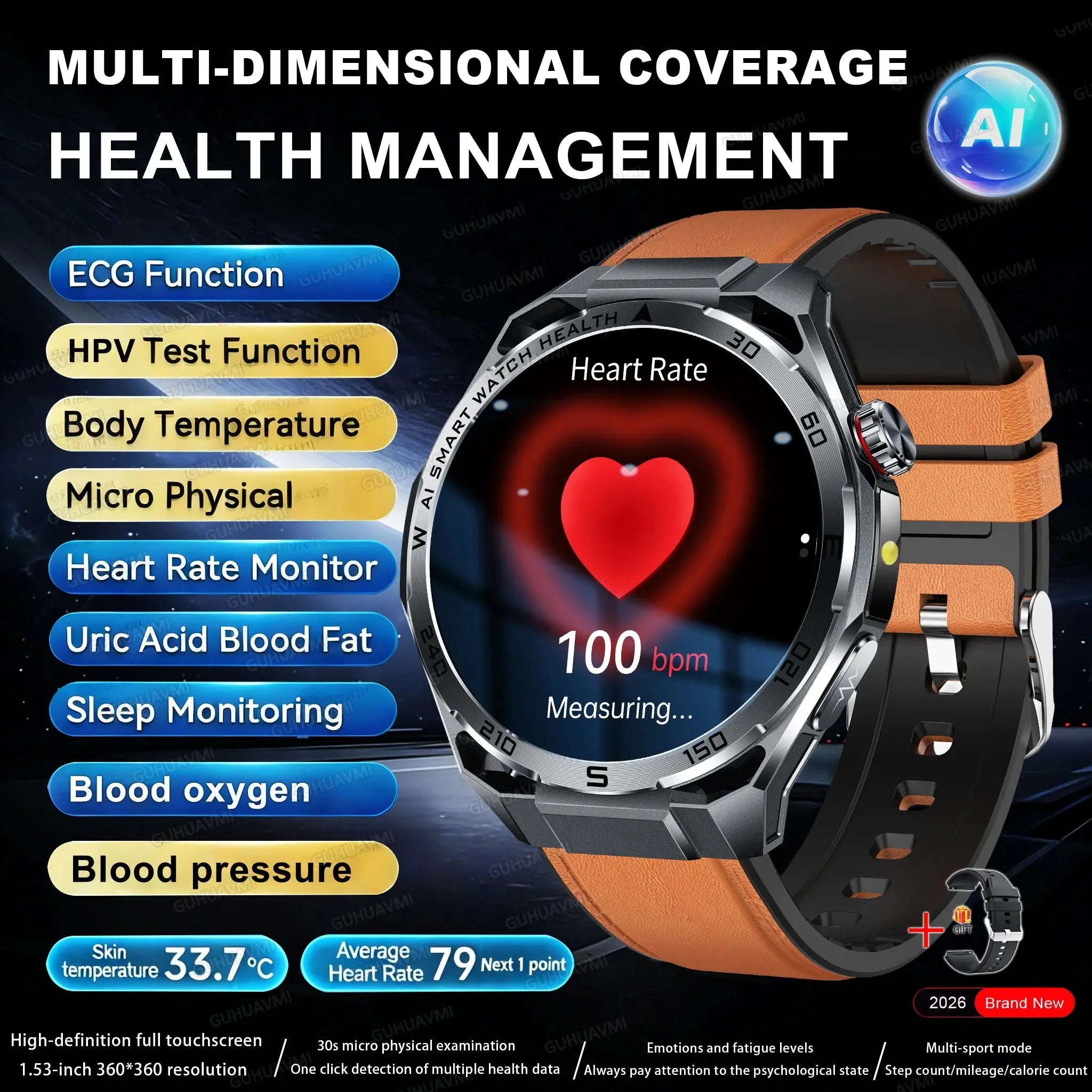 Montre connectée 2026 MAWIS