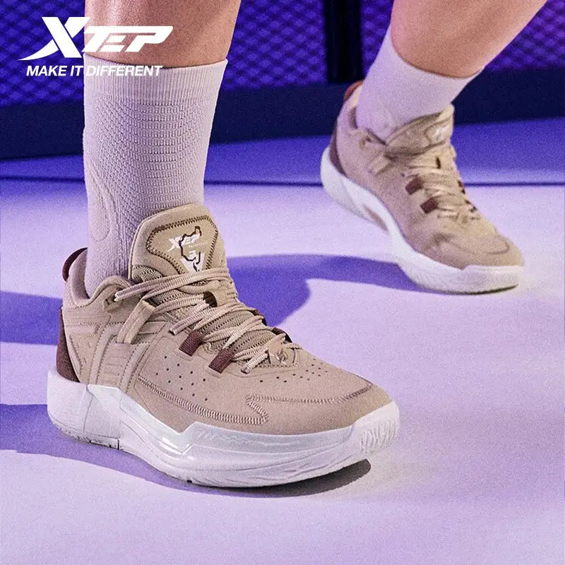 Xtep Lingji 3.0 Men's Basketball Shoes 2025 Winter Cushion Comfortable Combat Support Stability Practical Sneakers 875419120002 MAWIS