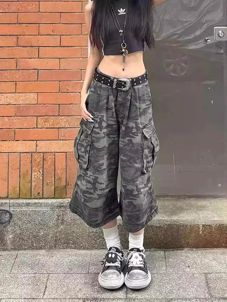 Pantalon Denim Rétro camouflage Homme MAWIS