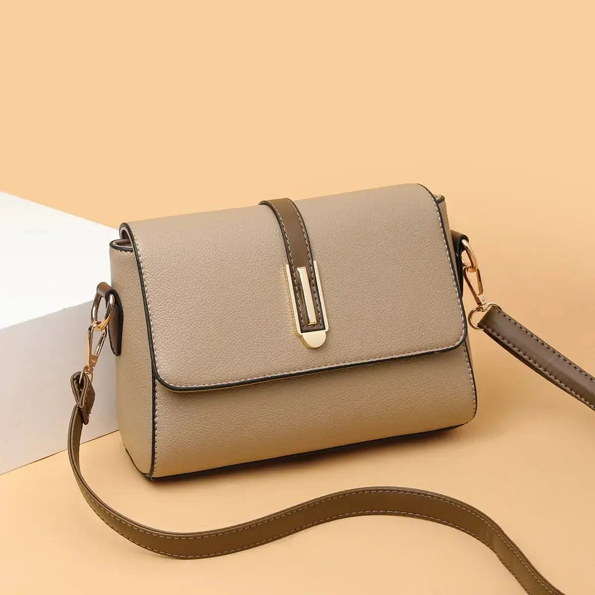 Mini quilted crossbody bag with magnetic closure MAWIS