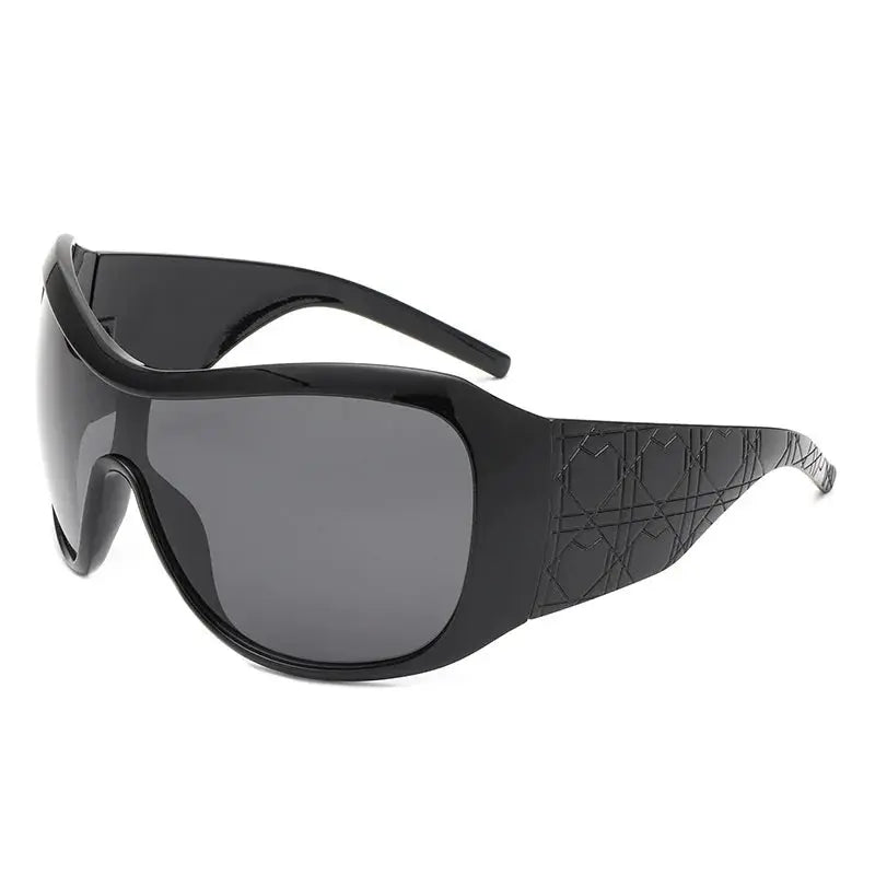 one piece oversized Y2K sunglasses for women MAWIS