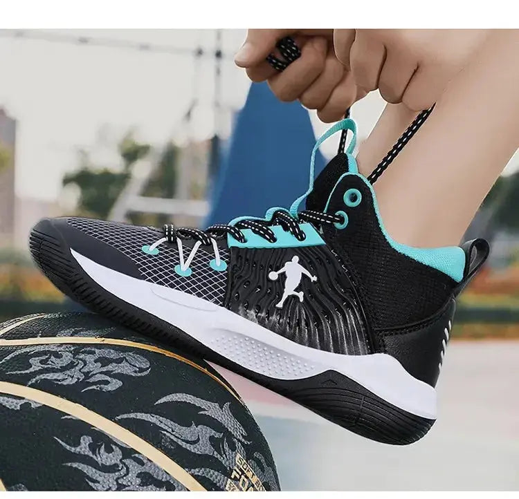 NEW Basketball Shoes For Kids Sneakers Non-Slip Cushion Boys Basketball Sneakers Sports Shoes Comfortable Children's Sneakers MAWIS