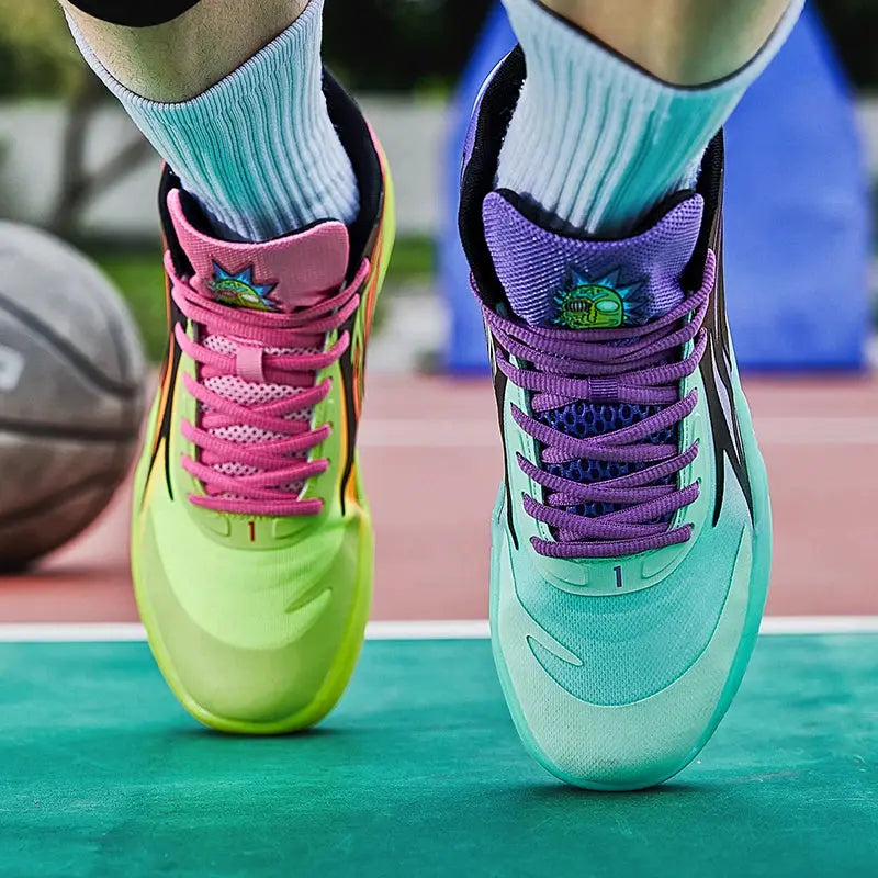 High-quality Lamelo Ball 2nd generation Yin-yang basketball shoes a new type of anti-slip sports shoes for men's practical games MAWIS