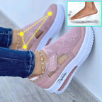 Sneakers Women Shoes Woman Tennis Shoes Canvas Shoe Female Casual Shoes Ladies Sport Shoes Platform Sneaker Hollow Out Shoes - MAWIS