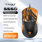 2026 Wired Gaming Mouse Cute Personalized Anti Slip Sticker 6-Key Office Mouse Suitable For Desktop And Laptop Computers NEW HOT MAWIS