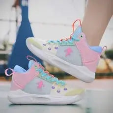 NEW Basketball Shoes For Kids Sneakers Non-Slip Cushion Boys Basketball Sneakers Sports Shoes Comfortable Children's Sneakers MAWIS