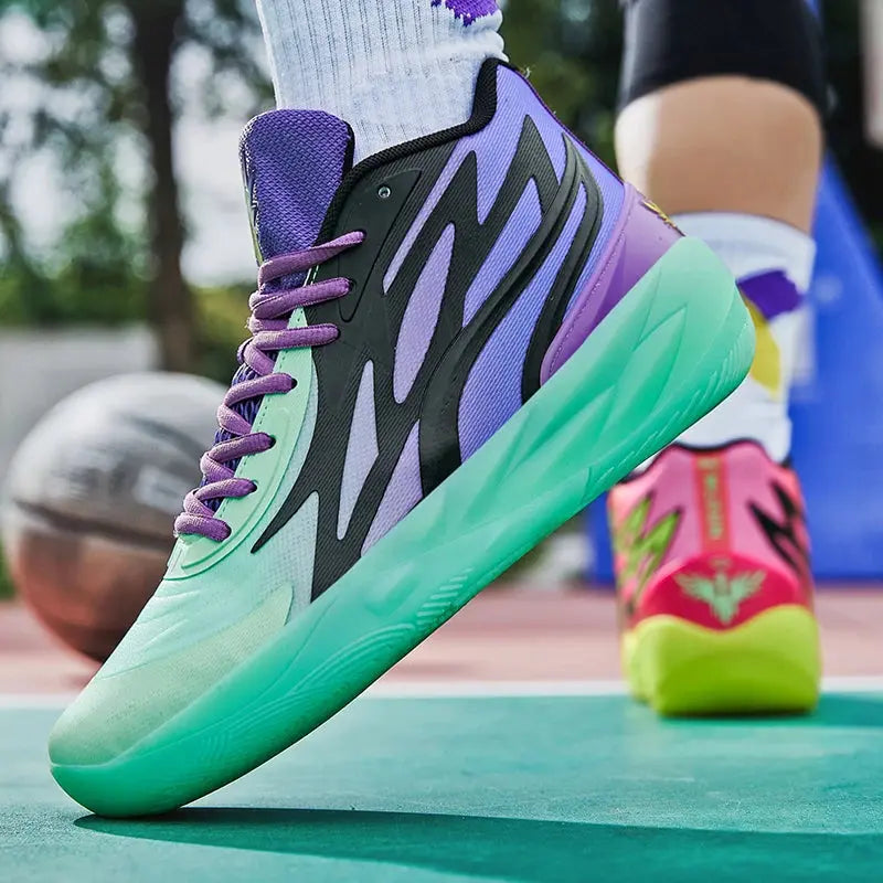 High-quality Lamelo Ball 2nd generation Yin-yang basketball shoes a new type of anti-slip sports shoes for men's practical games MAWIS