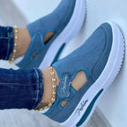 Sneakers Women Shoes Woman Tennis Shoes Canvas Shoe Female Casual Shoes Ladies Sport Shoes Platform Sneaker Hollow Out Shoes - MAWIS