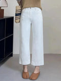 Blue Straight Leg Jeans Women's MAWIS
