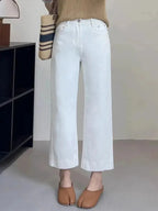 Blue Straight Leg Jeans Women's MAWIS